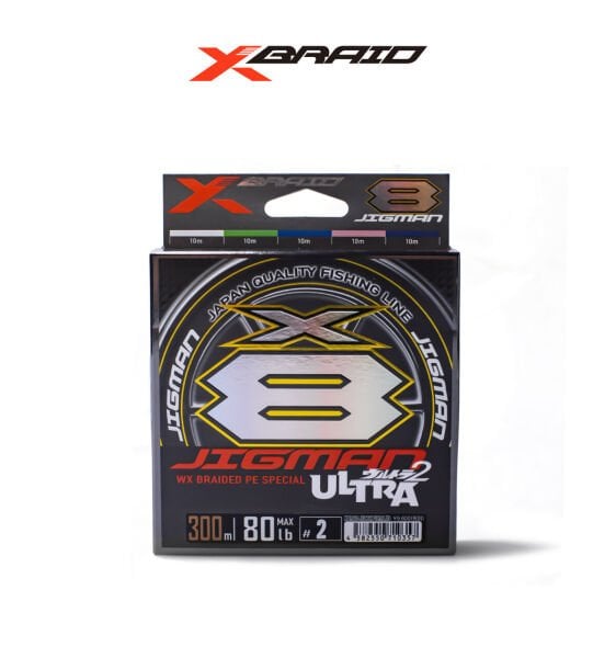 YGK X005 JIGMAN ULTRA PE X8 300M 18.14KG 0.235 MULTİCOLOR