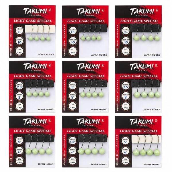 JİGHEAD LRF GLOW 4 LÜ PAKET 3.5 GR