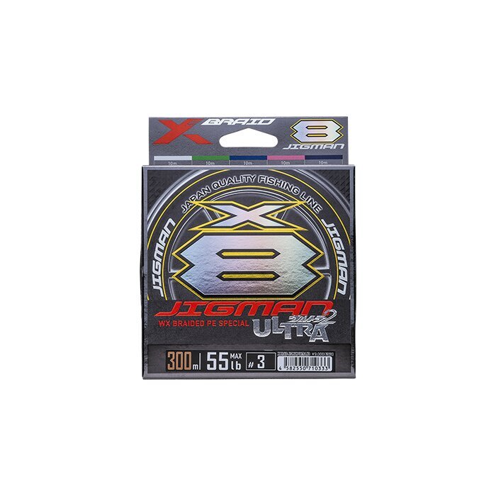 YGK X005 JIGMAN ULTRA PE X8 300M 20KG 0.26 MULTİCOLOR