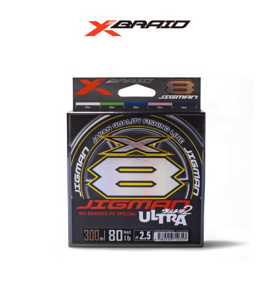 YGK X005 JIGMAN ULTRA PE X8 300M 20KG 0.26 MULTİCOLOR