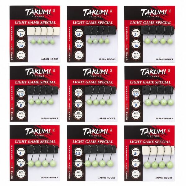 JİGHEAD LRF GLOW 4 LÜ PAKET 4.5 GR