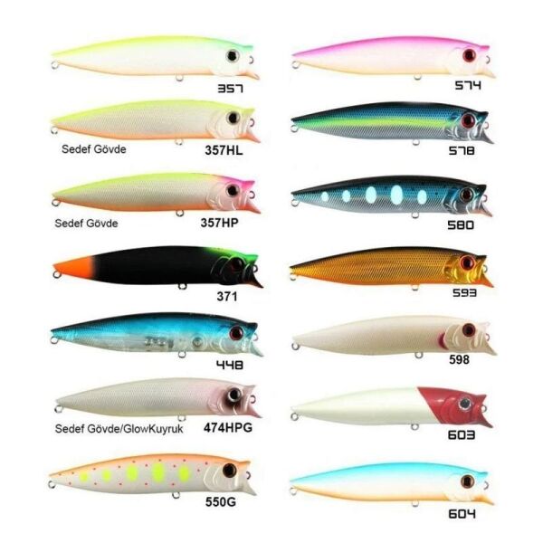 Usami Combo Pop 100F 12.1 G Maket Balık 022