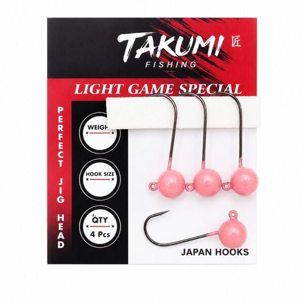 JİGHEAD AJİ PİNK GLOW 4 LÜ PAKET 2.5 GR