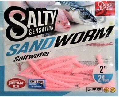 Lucky John Sandworm 2'' Kokulu Lrf Yemi 5 cm F29N