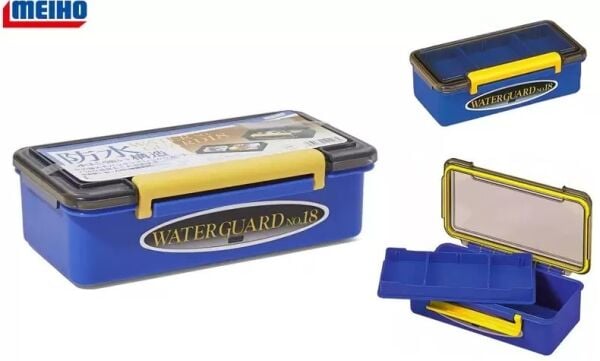 Meiho Water Guard 18 Su Geçirmez Malzeme Kutusu - Mavi