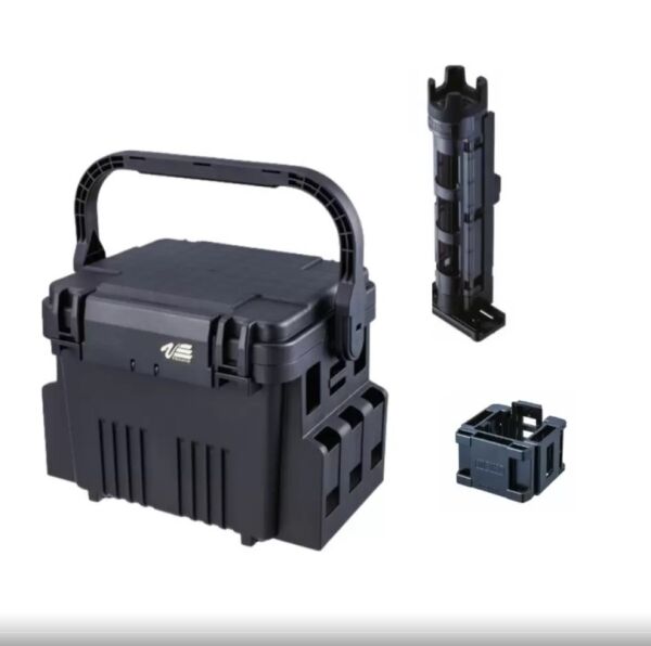 Meiho VS-7055N Combo Siyah (Takım Çantası Siyah + Rod Stand 250L Siyah + Multi Holder BM-25)