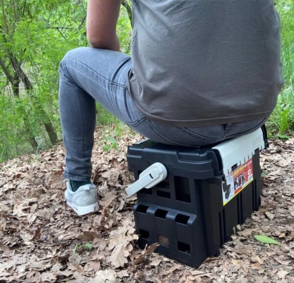 Meiho Bucket Mouth BM-5000 Siyah Takım Kutusu + Hard Belt BM-200 Askı