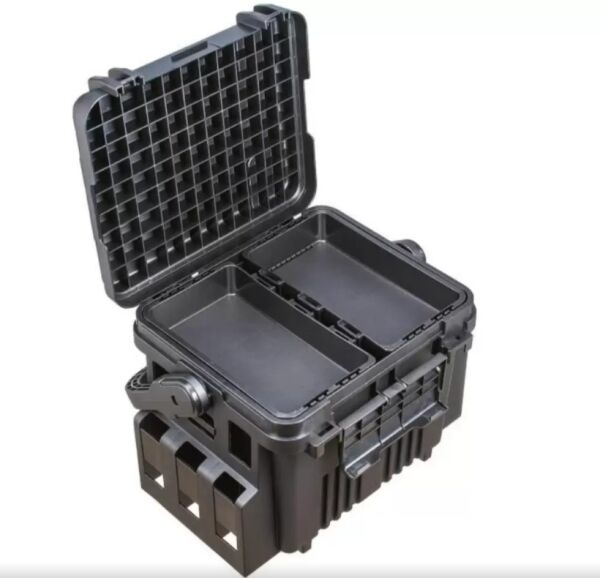 Meiho Bucket Mouth BM-5000 Siyah Takım Kutusu + Hard Belt BM-200 Askı