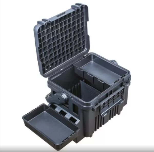 Meiho Bucket Mouth BM-5000 Siyah Takım Kutusu + Hard Belt BM-200 Askı