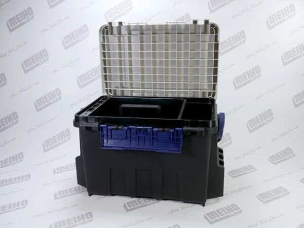 Meiho Bucket Mouth BM-9000 Siyah Takım Kutusu + Hard Belt BM-200 Askı