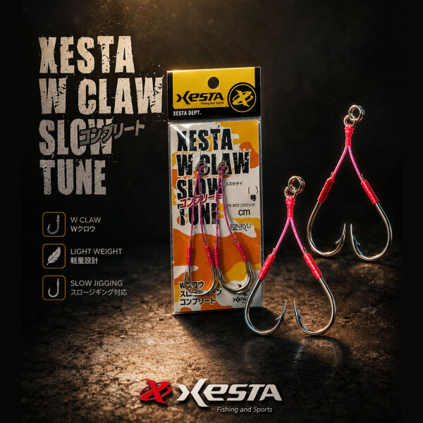 XESTA W CLAW HOLD TUNE ASSIST IĞNE DOUBLE 3 CM #4/0 2P
