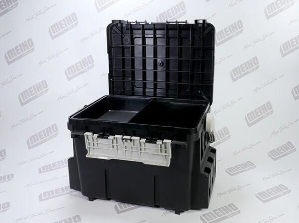 Meiho Bucket Mouth BM-7000 Siyah Takım Kutusu + Hard Belt BM-200 Askı