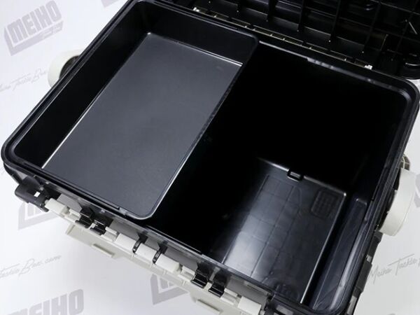 Meiho Bucket Mouth BM-7000 Siyah Takım Kutusu + Hard Belt BM-200 Askı