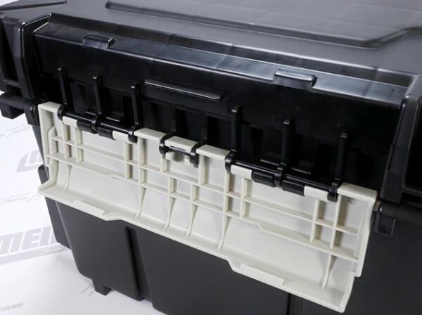 Meiho Bucket Mouth BM-7000 Siyah Takım Kutusu + Hard Belt BM-200 Askı