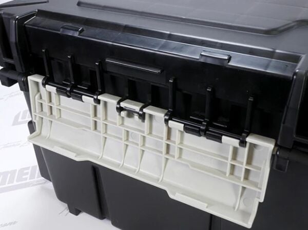 Meiho Bucket Mouth BM-7000 Siyah Takım Kutusu + Hard Belt BM-200 Askı