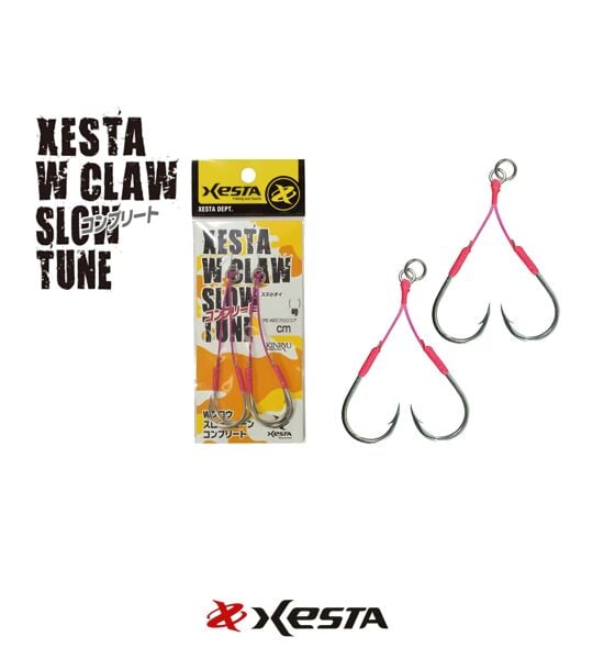 XESTA W CLAW HOLD TUNE ASSIST IĞNE DOUBLE 4 CM #4/0 2P