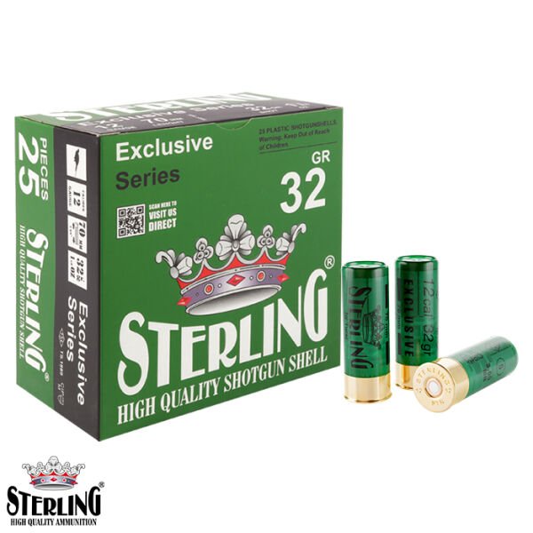 STERLING 12 Cal. 32 G. No: 1 Bior Tapa Av Fişeği