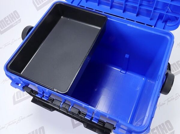 Meiho Bucket Mouth BM-7000 Mavi Takım Kutusu + Hard Belt BM-200 Askı