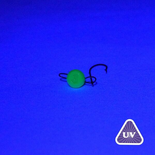SPIINX FLASH HEAD JIGHEAD UV YEŞİL 3.5G #8 4P