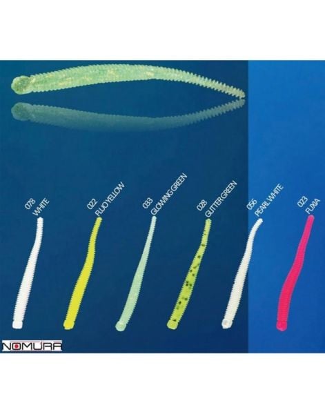 Nomura NM71502205 Stick Rib 5cm Aromalı LRF Silikon Yem 12'li Set