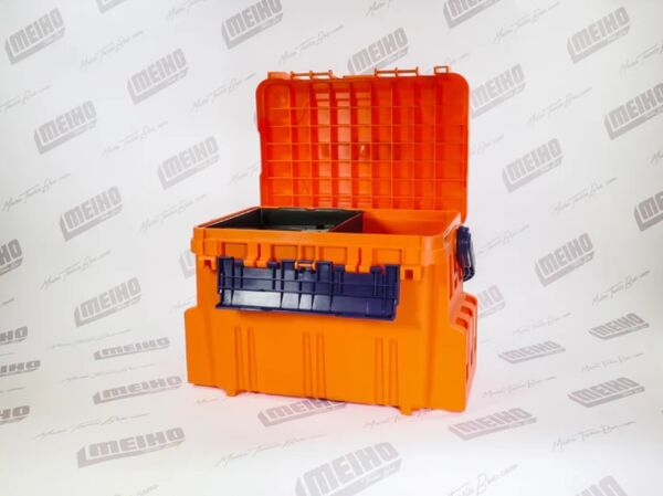 Meiho Bucket Mouth BM-5000 Combo (Takım Kutusu Turuncu + Rod Stand BM300L Siyah + Multi Holder BM-30)