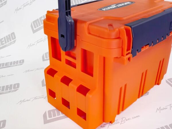 Meiho Bucket Mouth BM-5000 Combo (Takım Kutusu Turuncu + Rod Stand BM300L Siyah + Multi Holder BM-30)