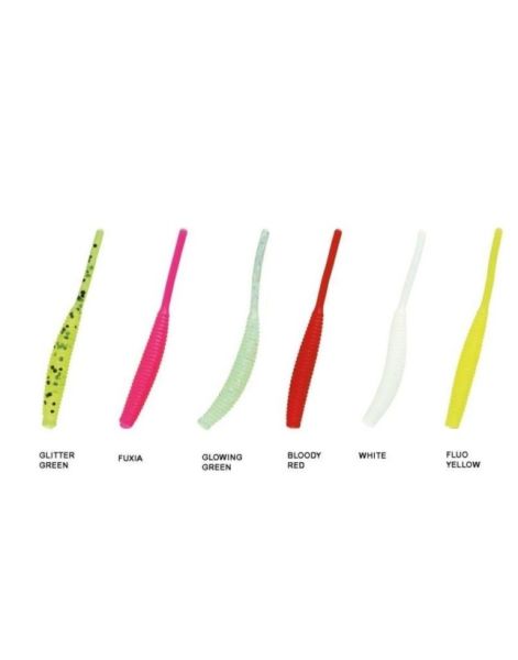 Nomura NM71600705 Long Tail 5cm Aromalı LRF Silikon Yem 12'li Set