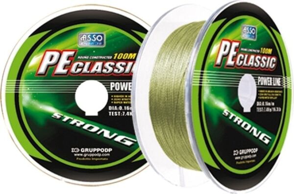 Asso Pe Classic 6 Örgü ( Dyneema ) 100 MT NO: 0,40MM / 75,80 LB