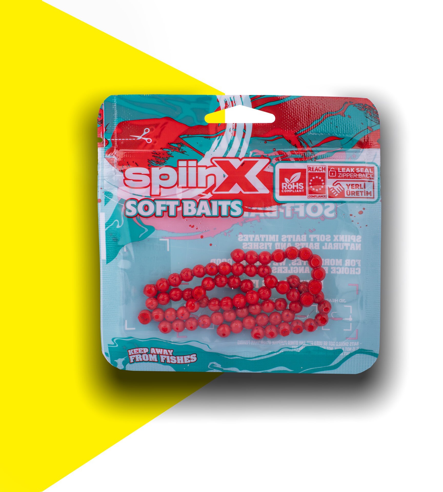 SPIINX EGG 6MM 70P HOT RED