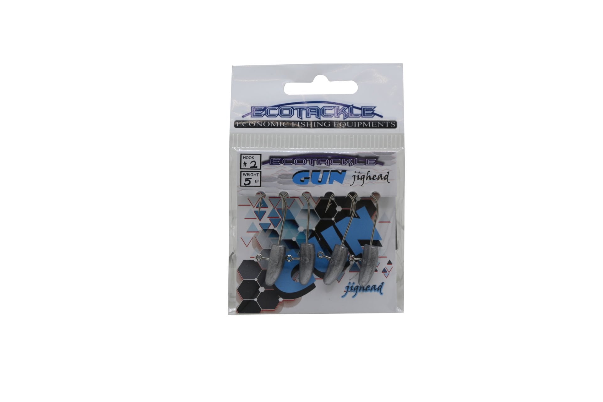 ECOTACKLE GUN LRF JIGHEAD  4P 2