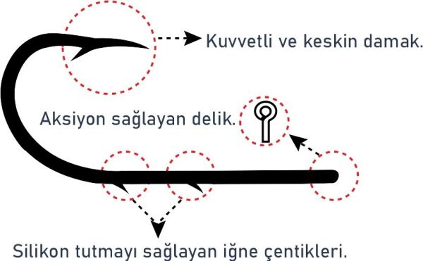SPIINX BAIT HOOK İĞNE #5/0 BN 4P