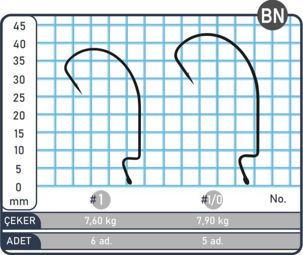 SPIINX OFFSET HOOK İĞNE #1 BN 6P