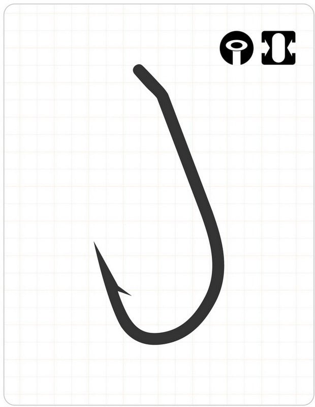 Fudo 2801 Slider Carp Black Nikel Sazan İğnesi 4