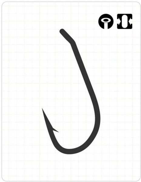 Fudo 2801 Slider Carp Black Nikel Sazan İğnesi 6