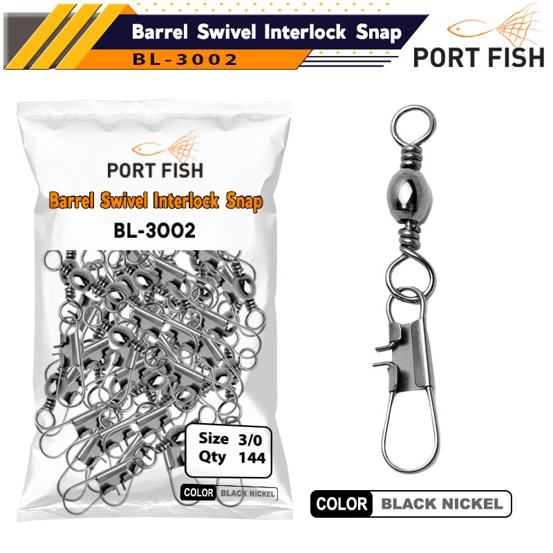 Portfish BL-3002 Kilitli Klips 144 Ad