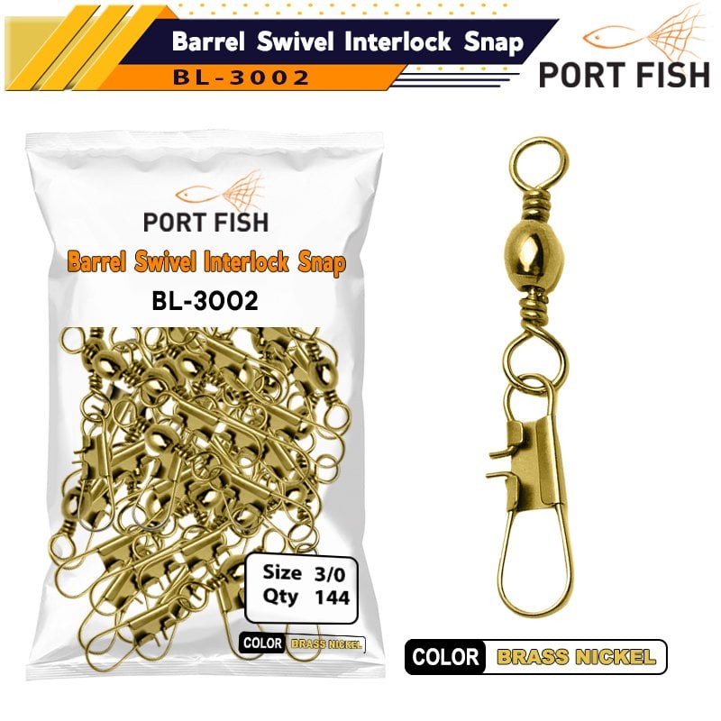 Portfish BL-3002 Klipsli Fırdöndü-Kilitli Sarı 144 Ad