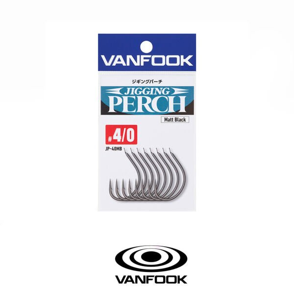 VANFOOK JP-40MB JIGGING PERCH MATT BLACK 6P #4/0