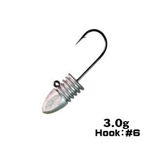 XESTA BULLET RIBHEAD JIG HEAD #6 4P 3.0G