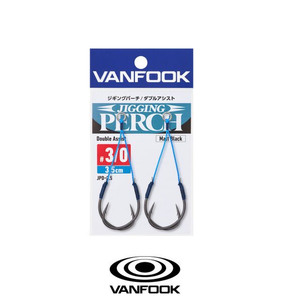 VANFOOK JPD-1.5 JIGGING PERCH DB ASIS 3.5CM 2P #3/0