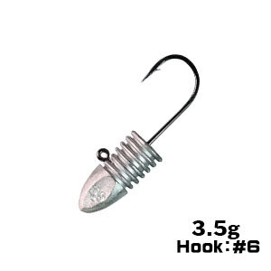 XESTA BULLET RIBHEAD JIG HEAD #6 4P 3.5G
