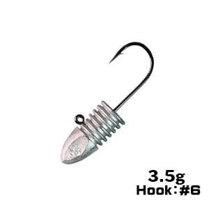 XESTA BULLET RIBHEAD JIG HEAD #6 4P 3.5G