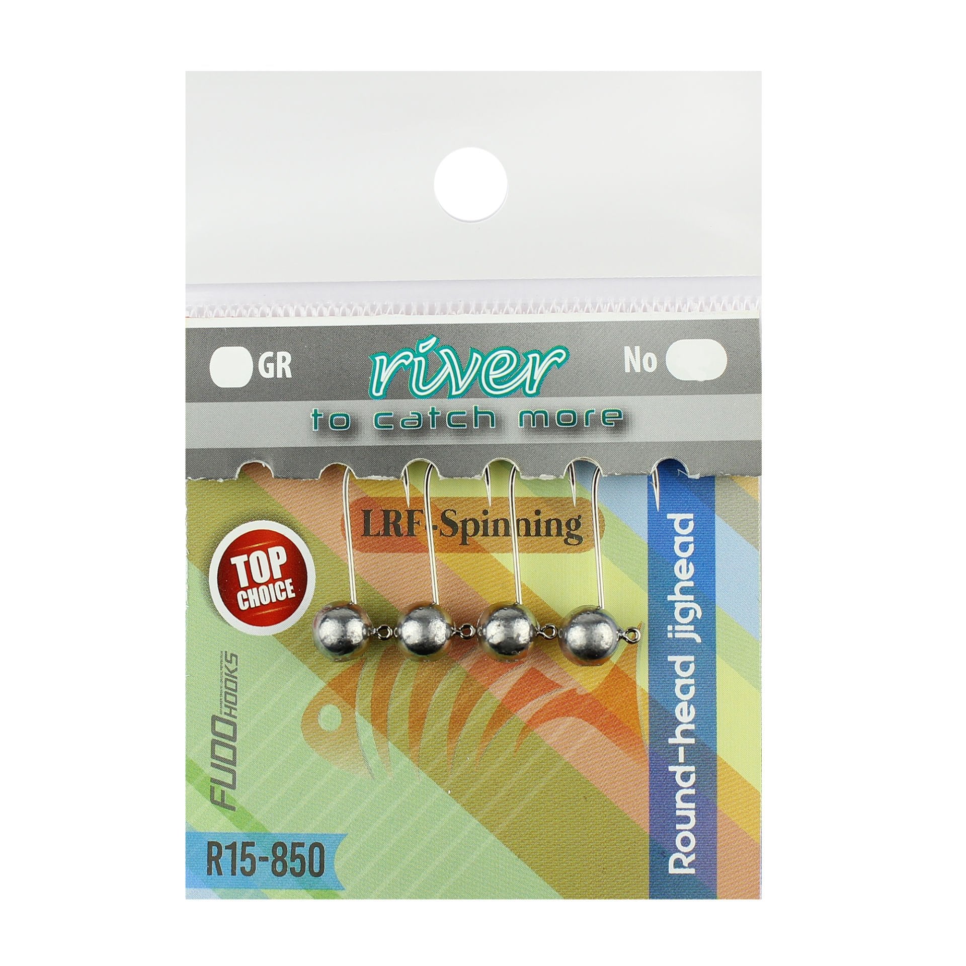 River Top kafa Jig Head 4P 4 GR