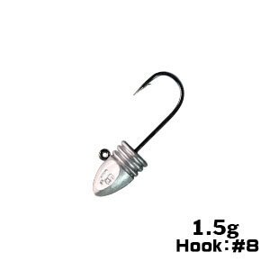 XESTA BULLET RIBHEAD JIG HEAD #8 4P 1.5G