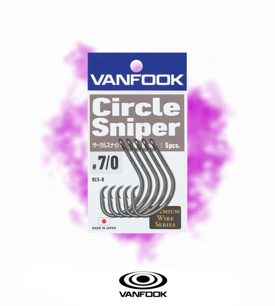 VANFOOK RCS-B CIRCLE SNIPER NS BK 5P #7/0