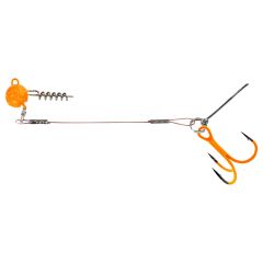 Balzer 16133 Silikon Yemler İçin Çelik Telli Spiral Kafa Rig UV Active 6.5cm