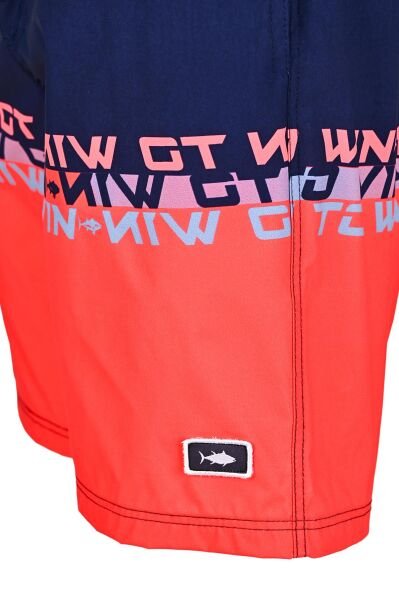 Fujin Pro Angler Board Short Mayo Scarlet Dark Navy