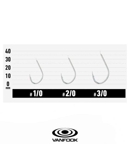 VANFOOK JH-10 JIGEN VP SILVER 55P #3/0