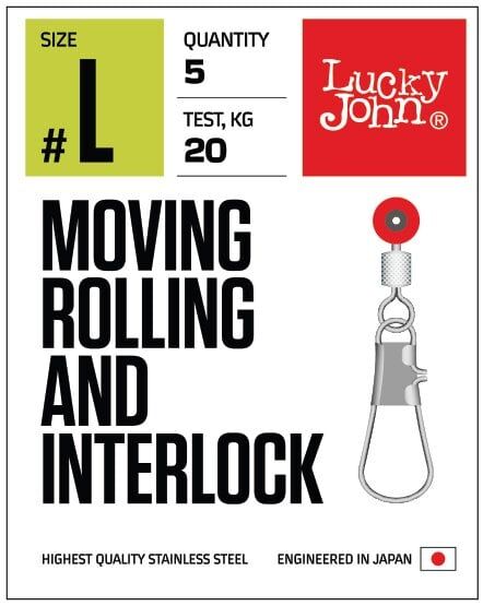 Lucky John Klips 5105 Gözlü Fırdöndülü Klips M